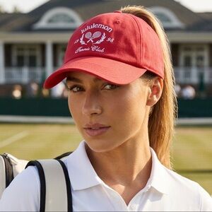 Rare Lululemon athletica Vibrant Red Tennis club Cap